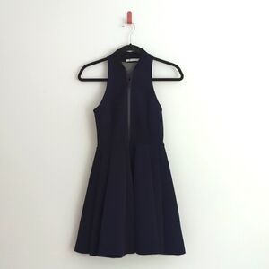 T by Alexander Wang Neoprene Dress XS Navy